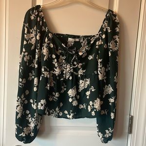 Green women top